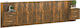 vidaXL Wooden Bed Headboard Smoky Oak 200x80cm