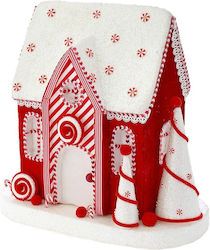 Iliadis Christmas Decorative House Red 40x38x22cm.