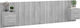 vidaXL Wooden Bed Headboard Gray Sonoma 200x80cm
