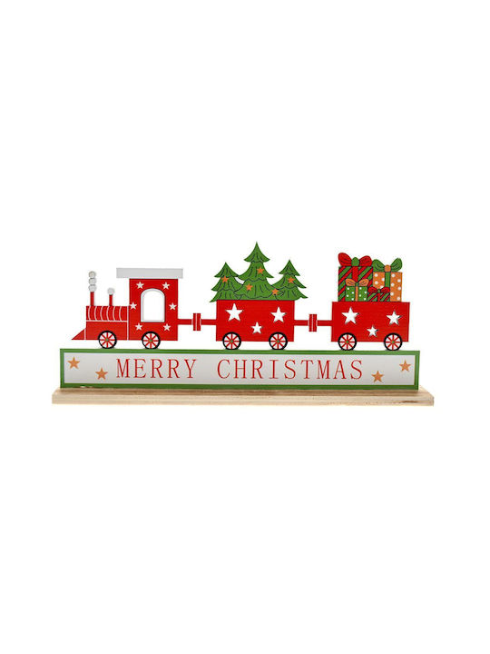 Iliadis Weihnachtliche Holz Figur Zug Länge 8cm 6Stück