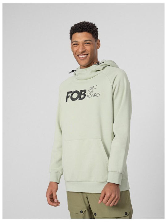 Sweatshirt with Hood Turquoise