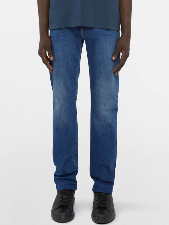 Men's Jeans Pants with Regular Straight Fit Blue