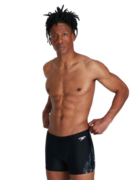 Speedo Bărbați Înot Șorturi Negru cu Modele