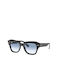 Ray Ban State Street Sonnenbrillen mit Schwarz Rahmen und Blau Verlaufsfarbe Linse RB2186 901/3F