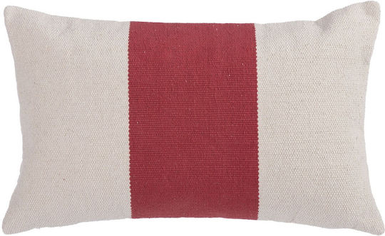 Nef-Nef Homeware Възглавница за диван Livier от 100% Памук Bordo 35x55см.