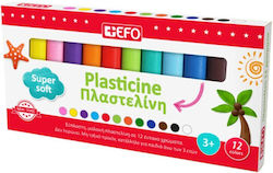 +Efo Knete in Box für 3+ Jahre 12 Stück +Efo Knete in Box für 3+ Jahre 12 Stück