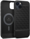 Spigen Caseology Parallax Mag Coperta din spate Silicon Matte Black (iPhone 14 Plus) ACS04927