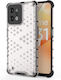 Hurtel Honeycomb Back Cover Silicone Transparent (Realme C31)