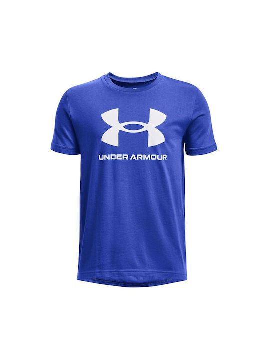 Under Armour Παιδικό T-shirt Μπλε