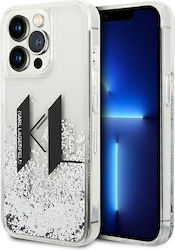 Karl Lagerfeld Liguid Glitter Big KL Logo Ασημί (iPhone 14 Pro) Karl Lagerfeld Liguid Glitter Big KL Logo Ασημί (iPhone 14 Pro)