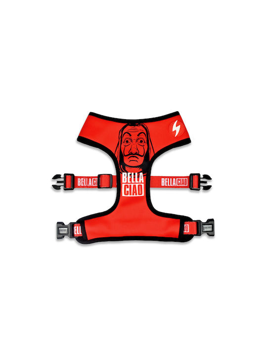 Dashi Dog Harness Vest Neo Mesh Bella Ciao Red X-Small 2.4mm x 30-36cm MO0000002661