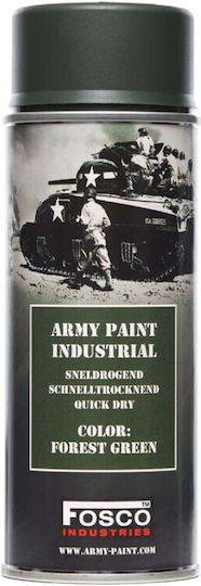 Fosco Industries Σπρέι Βαφής Army Paint με Μεταλλικό Εφέ Πράσινο Forest Green 400ml