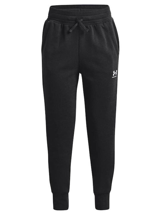 Under Armour Παιδικό Παντελόνι Φόρμας Μαύρο Rival