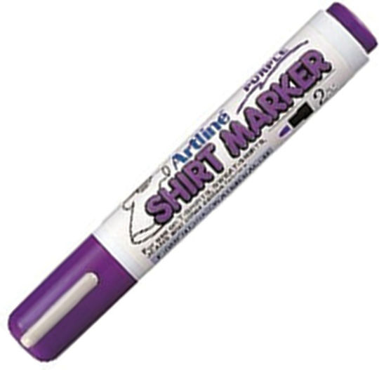 Artline Shirt Marker Marker Violet Indelebil pentru Material textil 2.0mm