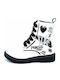 Kids Boots with Zipper White