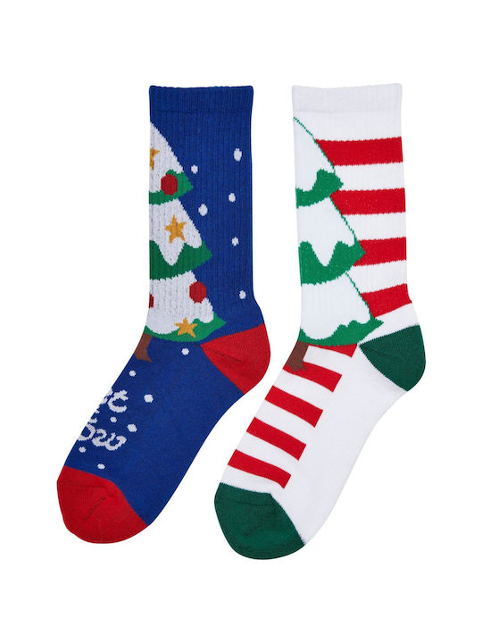 Urban Classics Urban Classics Fancy X-Mas Tree Männliche Mehrfarbige Weihnachten Socken 2Pack