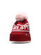 4F Kids Beanie Knitted Red