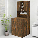 vidaXL Laundry Bathroom Cabinet L70.5xD25.5xH90cm Oak