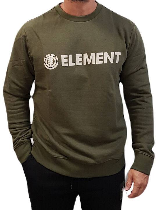Element - U1CRA1 ELF0 - Blazin Crew - 531/Army - Regular Fit - College Sweatshirt -Φούτερ - khaki