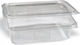 THalassinos Disposable Plastic PET Tableware for Cold 750ml Transparent 100pcs