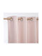 Nef-Nef Homeware Stellina Salmon Grommet Curtain 140x265cm