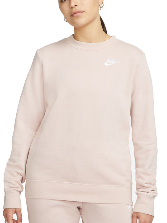 Nike Γυναικείο Φούτερ Ροζ