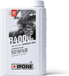 Ipone Ester Semisintetic Ulei de motocicletă pentru motoare în patru timpi 10W-40 2lt