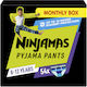 Pampers Pantaloni de scutec Ninjamas Boy pentru 27-43 kgkg 54buc