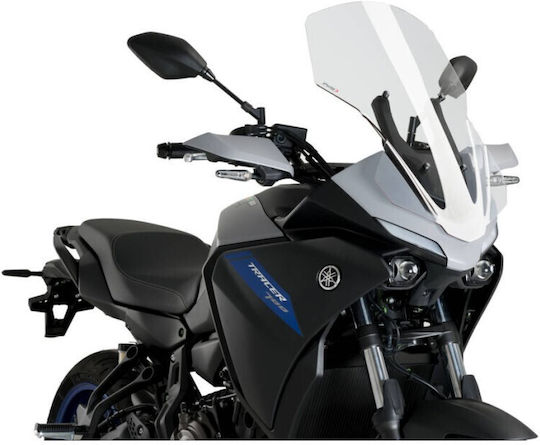 Puig Transparentes Visier Motorrad Touring für Yamaha Tracer 700 20434W