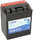Exide AGM Мотоциклетна батерия YTX14AH-BS 200Спецификация с капацитет 12Ах