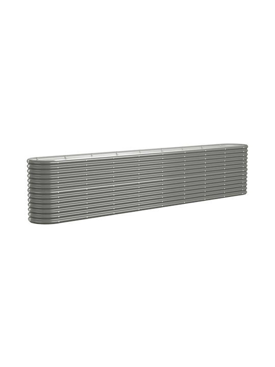 vidaXL Planter Box 332x68cm in Gray Color 318909