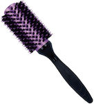 Eurostil Brush Hair for Straightening Purple 35mm
