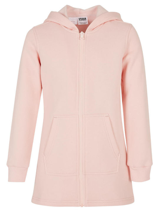 Urban Classics Girls Hooded Sweatshirt with Zip...