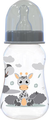 Lorelli Bottle with Silicone Nipple for 0+, 0+ m, months Icy Grey Giraffe 125ml 1pcs