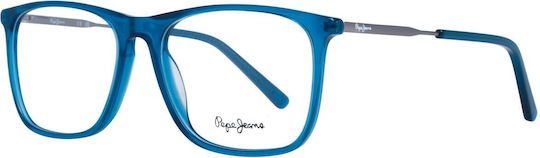 Pepe Jeans Männlich Brillenrahmen Blau PJ3463-C4