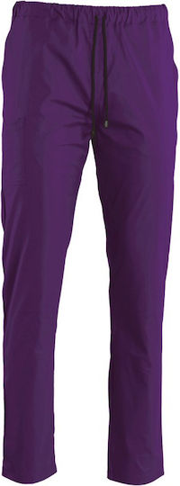 Be Unique Unisex Pantaloni medicali Violet din Bumbac și Poliester