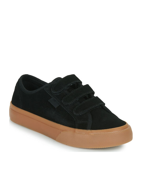 Manual V LE Kids Sneakers with Scratch Black