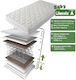 Extra Strom Orthopedic Mattress Kids Bed Classic A with Coconut Fiber 60cmx130cmx15cm
