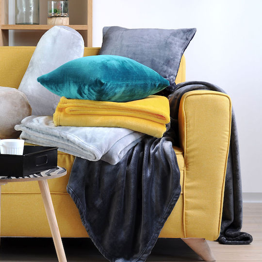 S-F Doudou Κουβέρτα Fleece Υπέρδιπλη 220x240εκ. Εκρού