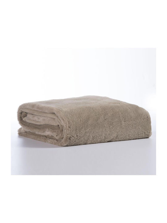Nef-Nef Homeware Warmer Furry Double Bed Blanke...