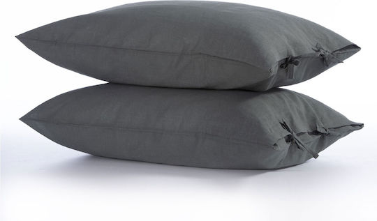 Nef-Nef Homeware Pillowcase Set with Envelope Cover Green 52x72cm.