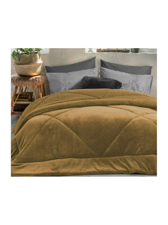 Nef-Nef Homeware Κουβερτοπάπλωμα με Γέμιση Hollowfiber Μονό 160x220εκ. Storm Carry 180 GSM