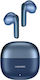Usams XH09 Earbud Bluetooth Handsfree Ακουστικά με Θήκη Φόρτισης Μπλε