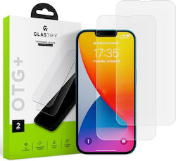 Glastify OTG+ Tempered Glass 2pcs (/ iPhone 14)