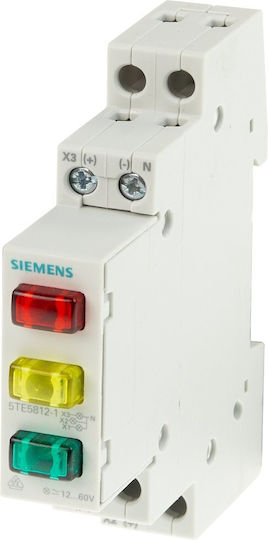 Siemens Triple Panel Indicator Red Light