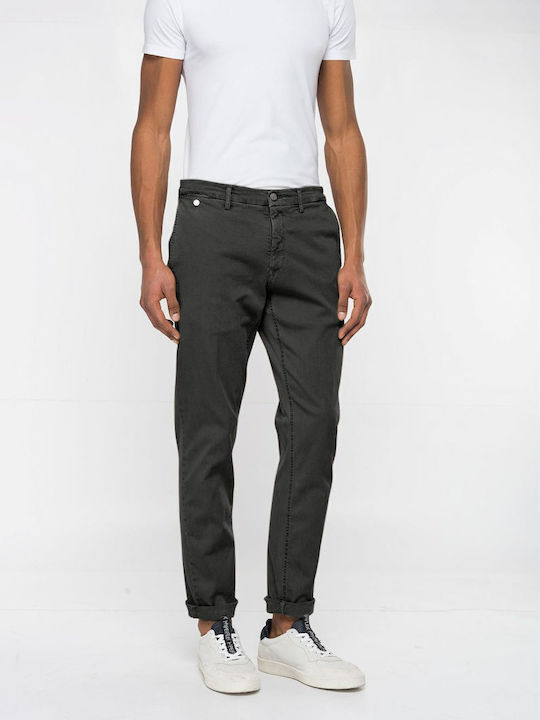 Trousers Elastic in Slim Fit Gray