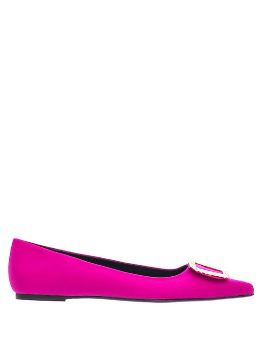 Envie Shoes Satin Pantofi balerini pentru femei Pantofi de balet pentru femei in Fuchsia Culori