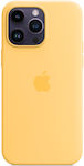 Apple Silicone Case with MagSafe Задна корица Силикон Sunglow (iPhone 14 Pro Max - iPhone 14 Про Макс)