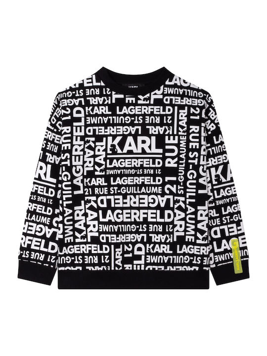 Kids Sweatshirt Black Letters