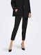 Only Women's Fabric Trousers in Slim Fit Black